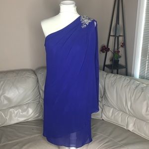 NWT! One-Shoulder Cocktail Dress - 4
